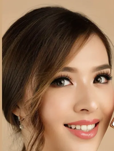 Model berkulit putih, shade Light
