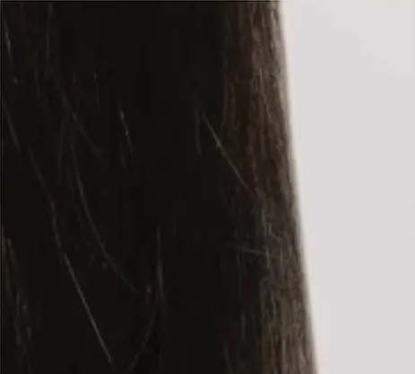 Rambut halus dan lurus sesudah memakai Therapy Shampoo